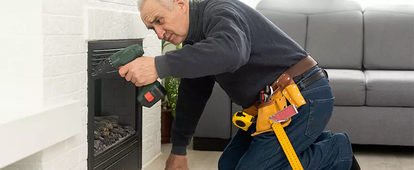 New Indoor Fireplace Installation in Oswego, New York
