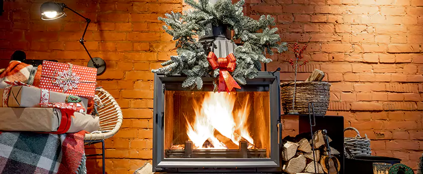 Travis Industries Linear Gas Fireplace Installation in Oswego, New York