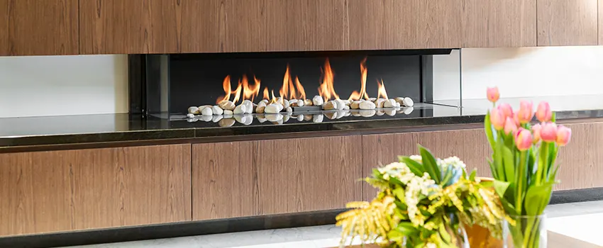 Double-height Fireplace Design Refurbishment in Oswego, New York